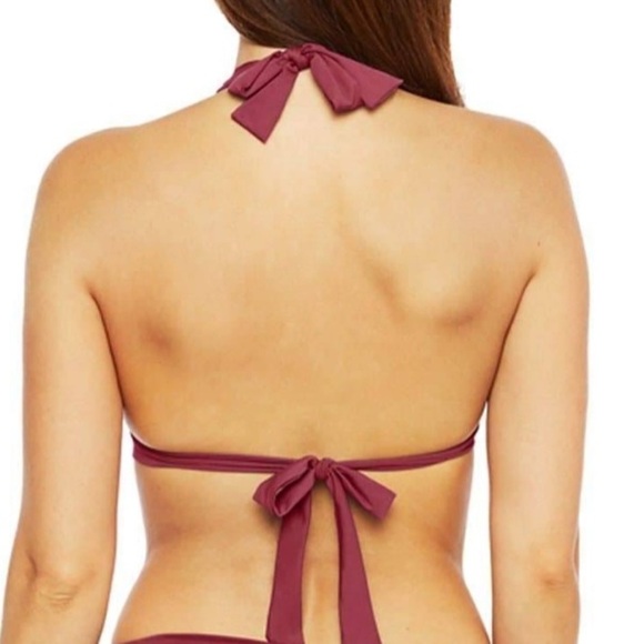 𝅺LA Blanca Island Goddess Cut Out Swimsuit TopNWT10 - Picture 2 of 8